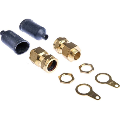 Prysmian LSF-CW Series Steel Cable Gland Kit, M25 Thread, 17mm Min, 27.2mm Max, IP66