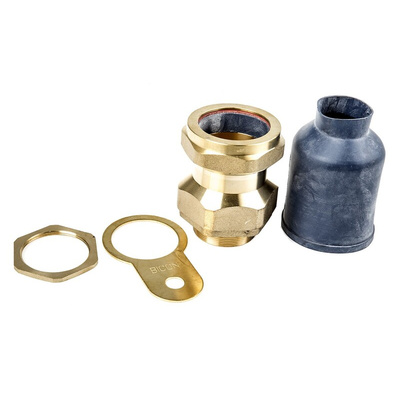 Prysmian LSF-CW Series Steel Cable Gland Kit, M50 Thread, 39.5mm Min, 52.6mm Max, IP66