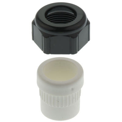 Harting Han Series White Thermoplastic Cable Gland, M25 Thread, 14mm Min, 17mm Max, IP68