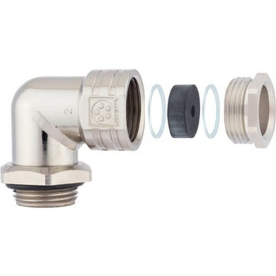 Lapp SKINDICHT Series Metallic Die Cast Zinc Cable Gland, M12 Thread, 5mm Min, 5mm Max, IP55