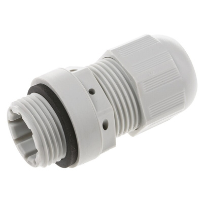 VentGLAND Series Grey Polyamide Cable Gland, M20 Thread, 6mm Min, 13mm Max, IP68, IP69K
