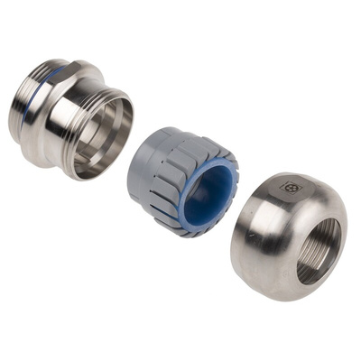 Lapp SKINTOP Series Metallic Stainless Steel Cable Gland, M32 Thread, 11mm Min, 21mm Max, IP69K