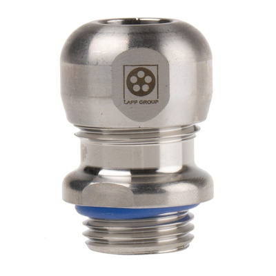 Lapp SKINTOP Series Metallic Stainless Steel Cable Gland, M16 Thread, 5mm Min, 7mm Max, IP69K