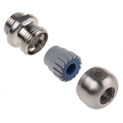 Lapp SKINTOP Series Metallic Stainless Steel Cable Gland, M16 Thread, 5mm Min, 7mm Max, IP69K