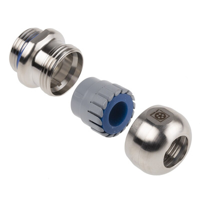 Lapp SKINTOP Series Metallic Stainless Steel Cable Gland, M20 Thread, 6mm Min, 10mm Max, IP69K