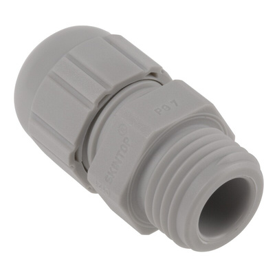 Lapp SKINTOP Series Grey Polyamide Cable Gland, PG7 Thread, 2.5mm Min, 6.5mm Max, IP68