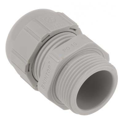 Lapp SKINTOP Series Grey Polyamide Cable Gland, PG16 Thread, 9mm Min, 14mm Max, IP68