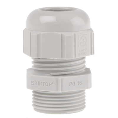 Lapp SKINTOP Series Grey Polyamide Cable Gland, PG16 Thread, 9mm Min, 14mm Max, IP68