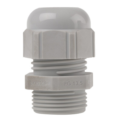 Lapp SKINTOP Series Grey Polyamide Cable Gland, PG13.5 Thread, 6mm Min, 12mm Max, IP68