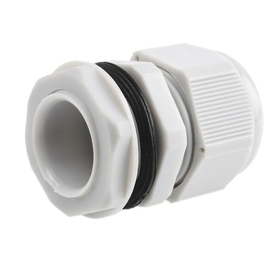 HellermannTyton NGM Series Grey Nylon Cable Gland, M25 Thread, 13mm Min, 18mm Max, IP68