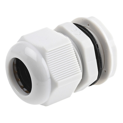 HellermannTyton NGM Series Grey Nylon Cable Gland, M25 Thread, 13mm Min, 18mm Max, IP68