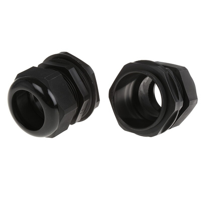 HellermannTyton NGM Series Black Nylon Cable Gland, M63 Thread, 34mm Min, 44mm Max, IP68
