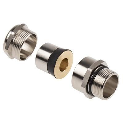 Lapp SKINDICHT Series Metallic Brass Cable Gland, M25 Thread, 14mm Min, 15.8mm Max, IP68
