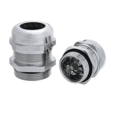 Lapp SKINTOP Series Metallic Nickel Plated Brass Cable Gland, PG9 Thread, 3mm Min, 8mm Max, IP68