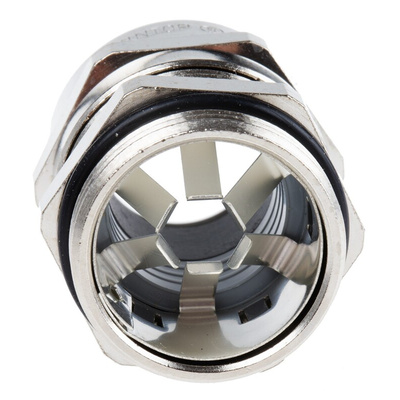 Lapp SKINTOP Series Metallic Nickel Plated Brass Cable Gland, PG16 Thread, 8mm Min, 14mm Max, IP68