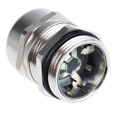 Lapp SKINTOP Series Metallic Nickel Plated Brass Cable Gland, PG21 Thread, 11mm Min, 18mm Max, IP68