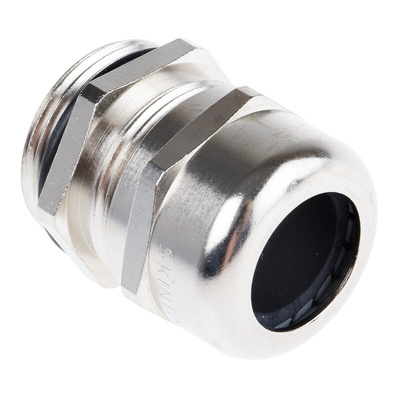 Lapp SKINTOP Series Metallic Nickel Plated Brass Cable Gland, PG21 Thread, 11mm Min, 18mm Max, IP68
