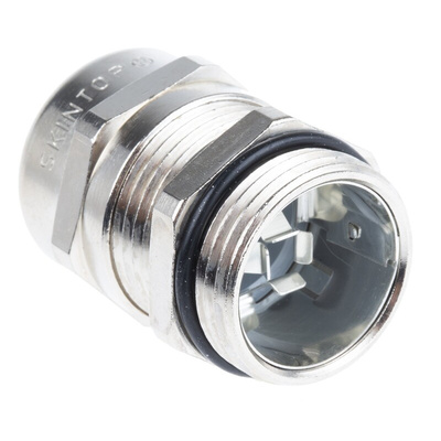 Lapp SKINTOP Series Metallic Nickel Plated Brass Cable Gland, PG13.5 Thread, 5mm Min, 12mm Max, IP68