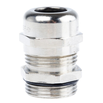 Lapp SKINTOP Series Metallic Nickel Plated Brass Cable Gland, PG13.5 Thread, 5mm Min, 12mm Max, IP68