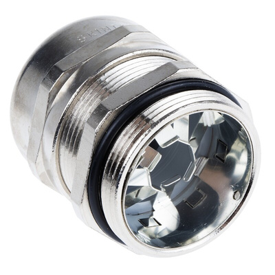 Lapp SKINTOP Series Metallic Nickel Plated Brass Cable Gland, PG29 Thread, 16mm Min, 25mm Max, IP68