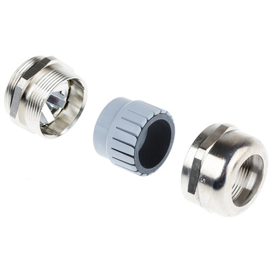 Lapp SKINTOP Series Metallic Nickel Plated Brass Cable Gland, PG29 Thread, 16mm Min, 25mm Max, IP68