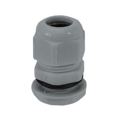 HellermannTyton NGM Series Grey Nylon Cable Gland, M40 Thread, 22mm Min, 32mm Max, IP68
