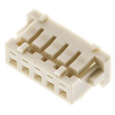 Hirose, DF13 Male Connector Housing, 1.25mm Pitch, 5 Way, 1 Row
