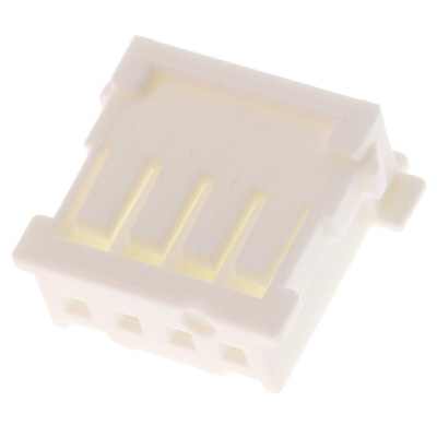 Molex, MicroClasp Female Connector Housing, 2mm Pitch, 4 Way, 1 Row