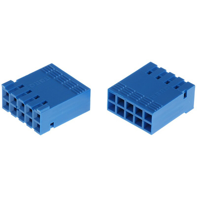 Amphenol Communications Solutions, DUBOX Female Connector Housing, 2.54mm Pitch, 10 Way, 2 Row