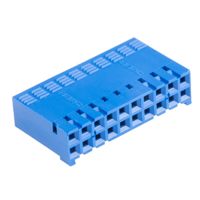 Amphenol Communications Solutions, DUBOX Female Connector Housing, 2.54mm Pitch, 20 Way, 2 Row