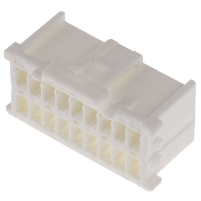Molex, MicroClasp Female Connector Housing, 2mm Pitch, 18 Way, 2 Row