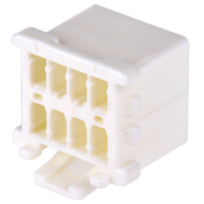 Molex, MicroClasp Female Connector Housing, 2mm Pitch, 8 Way, 2 Row