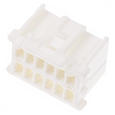Molex, MicroClasp Female Connector Housing, 2mm Pitch, 12 Way, 2 Row