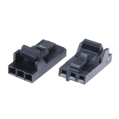 TE Connectivity, AMPMODU MTE Female Connector Housing, 2.54mm Pitch, 3 Way, 1 Row