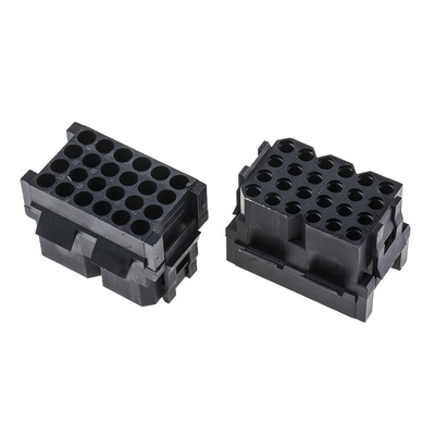 ITT Cannon, Trident Female Connector Housing, 5.08mm Pitch, 24 Way, 4 Row