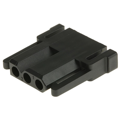 ITT Cannon, Trident Connector Housing, 5.08mm Pitch, 3 Way, 1 Row