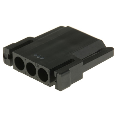 ITT Cannon, Trident Connector Housing, 5.08mm Pitch, 3 Way, 1 Row