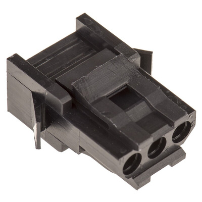 ITT Cannon, Trident Female Connector Housing, 5.08mm Pitch, 3 Way, 1 Row