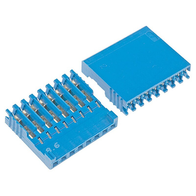 TE Connectivity, AMPMODU HE14 Female Connector Housing, 2.54mm Pitch, 8 Way, 1 Row