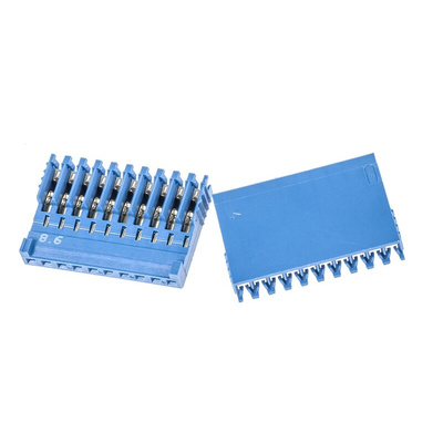 TE Connectivity, AMPMODU HE14 Female Connector Housing, 2.54mm Pitch, 10 Way, 1 Row