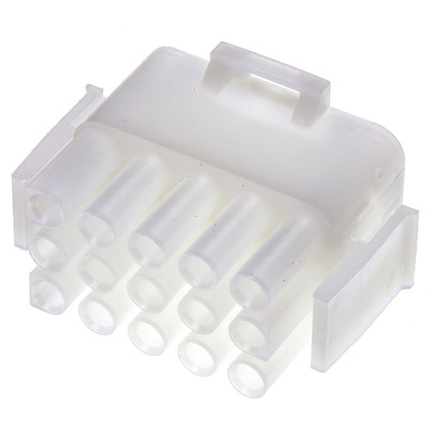 TE Connectivity, Universal MATE-N-LOK Male Connector Housing, 6.35mm Pitch, 15 Way, 3 Row