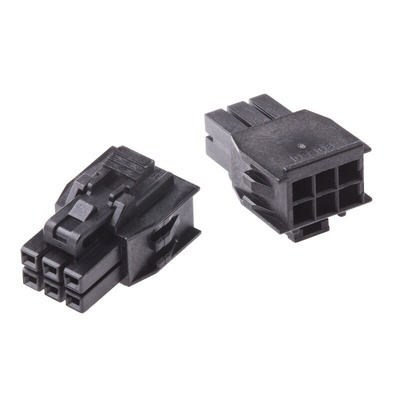 Molex, Nano-Fit Female Connector Housing, 2.5mm Pitch, 6 Way, 2 Row