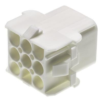 TE Connectivity, Universal MATE-N-LOK Female Connector Housing, 6.35mm Pitch, 9 Way, 3 Row