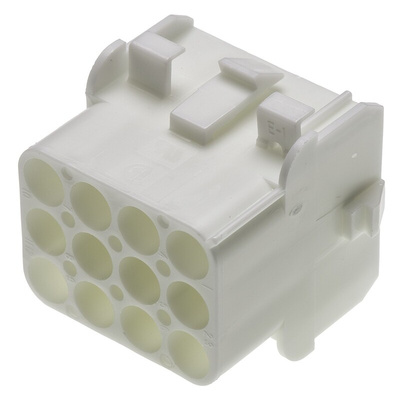 TE Connectivity, Universal MATE-N-LOK Female Connector Housing, 6.35mm Pitch, 12 Way, 3 Row