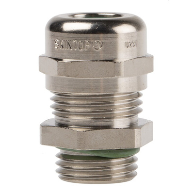 Lapp SKINTOP Series Nickel Plated Brass Cable Gland, M16 Thread, 4.5mm Min, 9mm Max, IP68