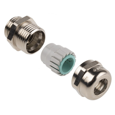 Lapp SKINTOP Series Nickel Plated Brass Cable Gland, M16 Thread, 4.5mm Min, 9mm Max, IP68