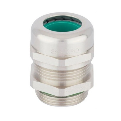 Lapp SKINTOP Series Nickel Plated Brass Cable Gland, M20 Thread, 7mm Min, 13mm Max, IP68