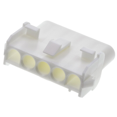 TE Connectivity, Universal MATE-N-LOK Female Connector Housing, 6.35mm Pitch, 5 Way, 1 Row