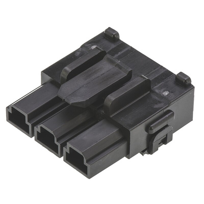 Molex, Mini-Fit Sr Female Connector Housing, 10mm Pitch, 3 Way, 1 Row