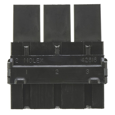 Molex, Mini-Fit Sr Female Connector Housing, 10mm Pitch, 3 Way, 1 Row